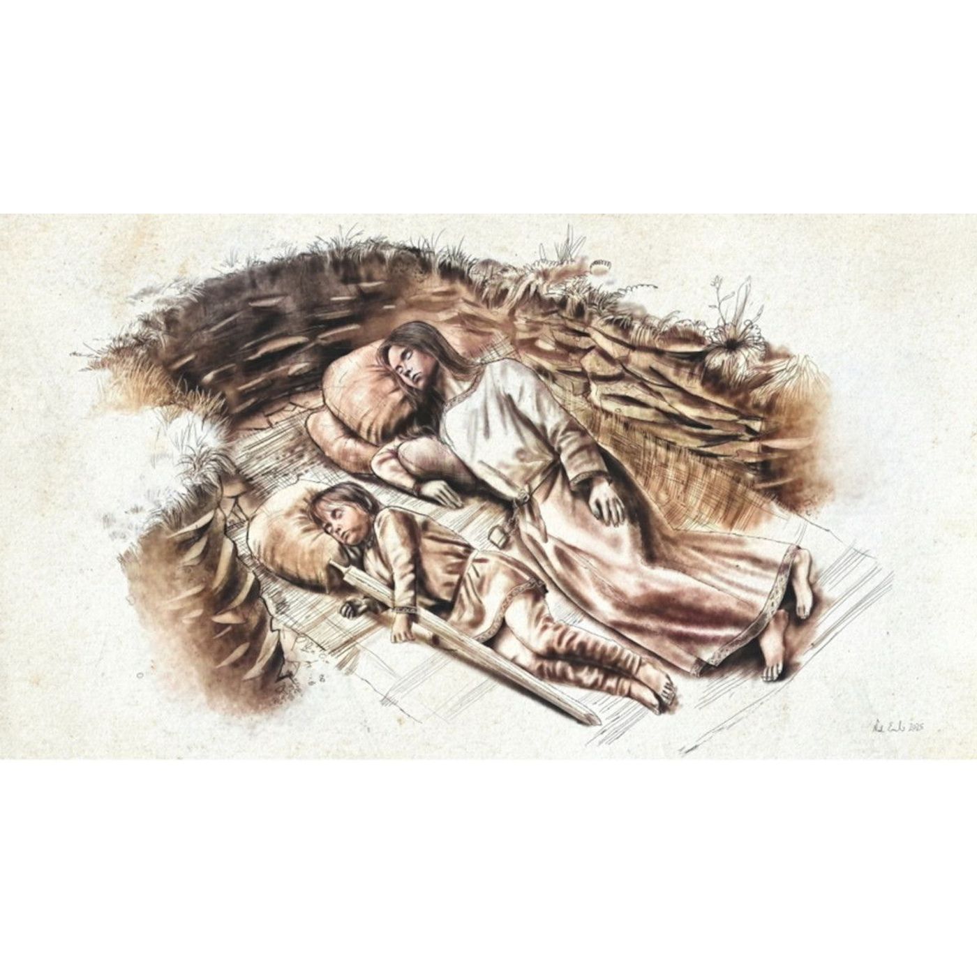 Ancient DNA Reveals Anglo-Saxon Siblings in Rare Double Burial | Ancient Origins episode artwork