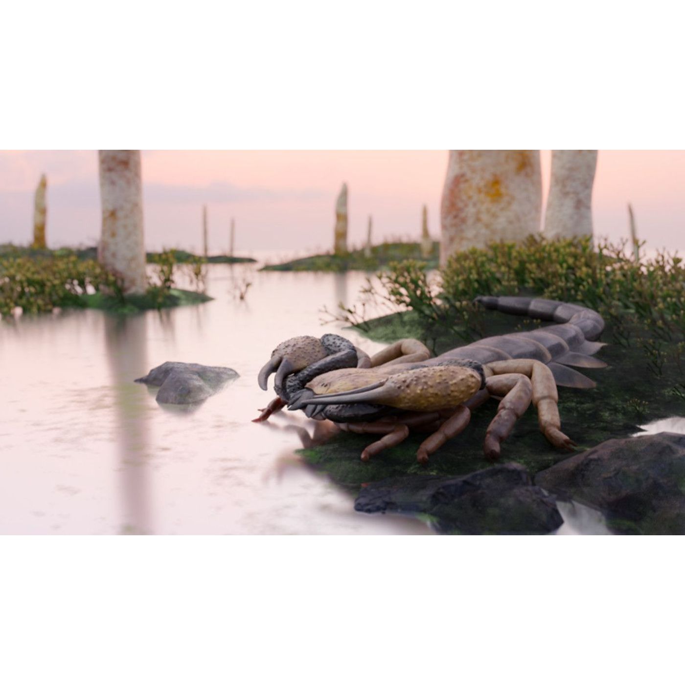 Giant Scorpion Fossil Reveals a One-Meter Devonian Predator | Ancient Origins episode artwork