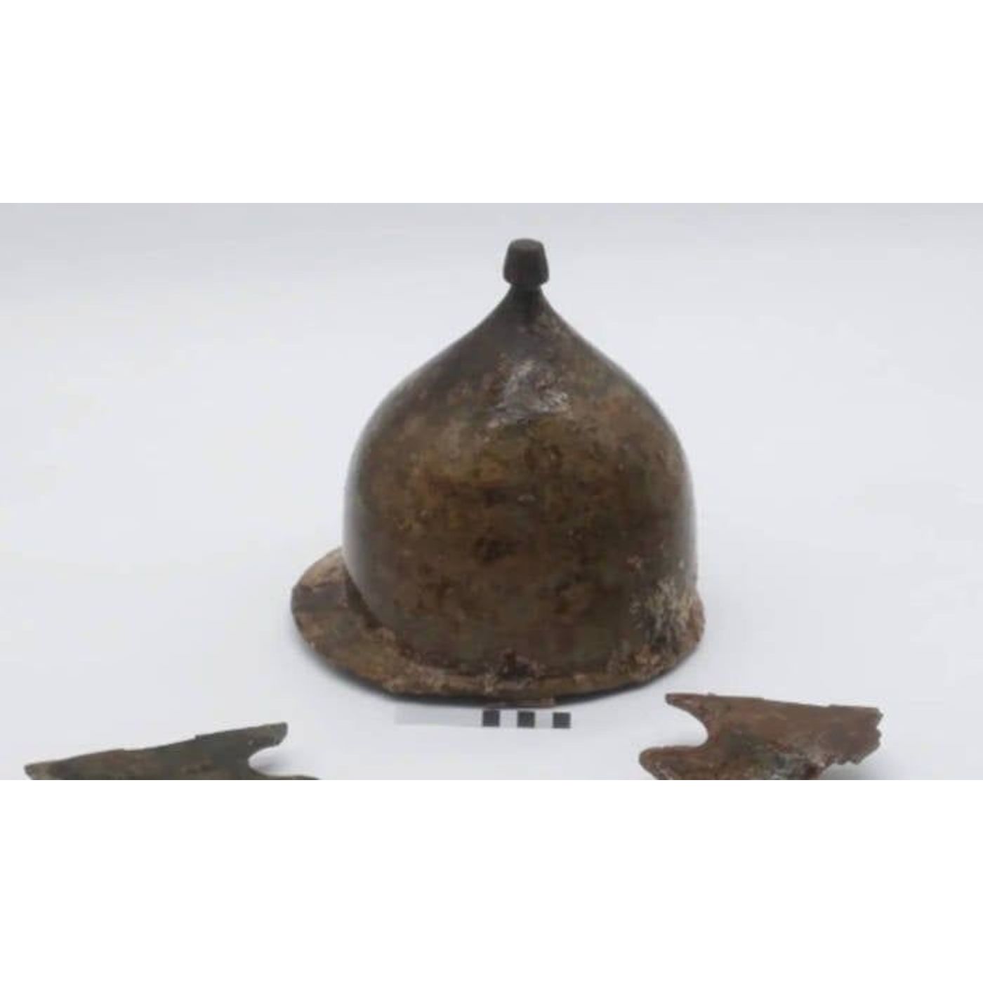 Bronze Montefortino Helmet Recovered from Battle of the Aegates Site | Ancient Origins