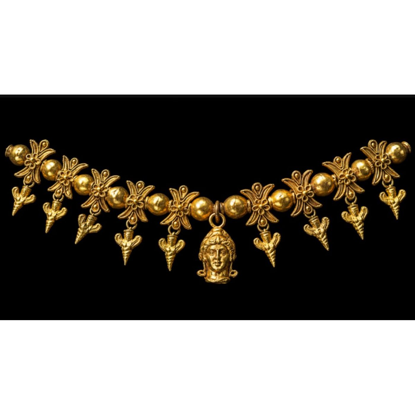 Scythian Gold Necklace Reveals a Mixed Mythology of Amazon and Bee-Women | Ancient Origins