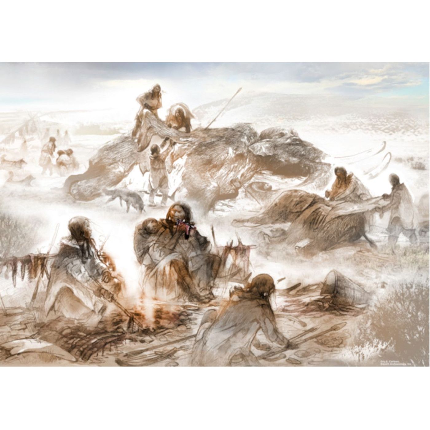 Earliest Americans Specialized in Megafauna Hunting from Alaska to South America | Ancient Origins episode artwork