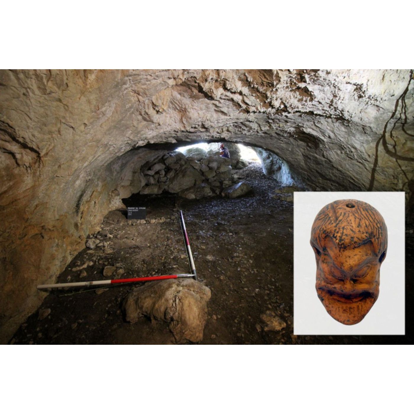 Sinister Looking Greek Theater Mask Found Inside a Cave in Croatia | Ancient Origins episode artwork
